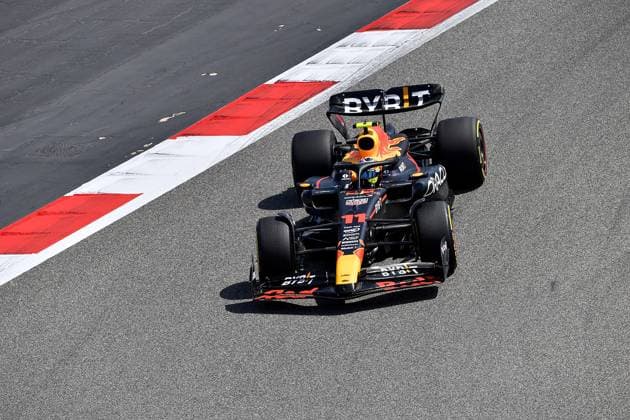 24.02.2023, Bahrain International Circuit, Sakhir, Formel 1 Testfahrten in Bahrain 2023 , im Bild Sergio Perez (MEX), Oracle Red Bull Racing Sakhir Bahrain International Circuit Bahrain