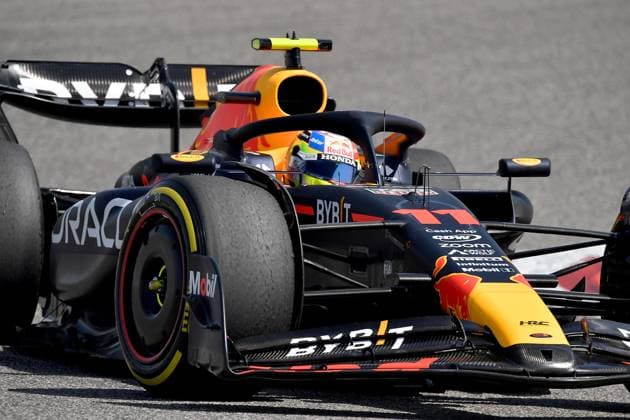 24.02.2023, Bahrain International Circuit, Sakhir, Formel 1 Testfahrten in Bahrain 2023 , im Bild Sergio Perez (MEX), Oracle Red Bull Racing Sakhir Bahrain International Circuit Bahrain