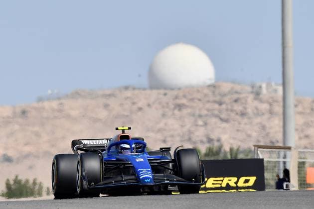 24.02.2023, Bahrain International Circuit, Sakhir, Formel 1 Testfahrten in Bahrain 2023 , im Bild Logan Sargeant (USA), Williams Racing Sakhir Bahrain International Circuit Bahrain