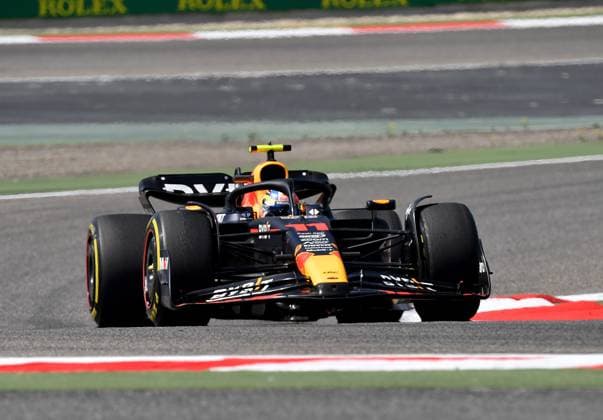 24.02.2023, Bahrain International Circuit, Sakhir, Formel 1 Testfahrten in Bahrain 2023 , im Bild Sergio Perez (MEX), Oracle Red Bull Racing Sakhir Bahrain International Circuit Bahrain