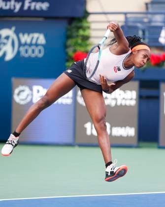 Coco Gauff Tennis - Dubai Tennis Championships 2023 - WTA, Tennis Damen - Dubai Duty Free Tennis Stadium - Dubai - - United Arab Emirates - 24 February 2023. Copyright: xJuergenxHasenkopfx
