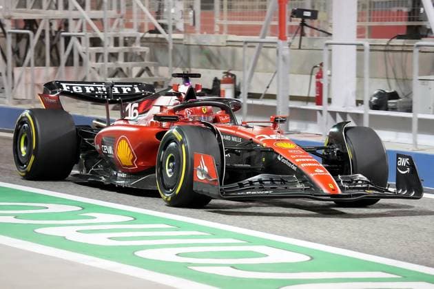 Formel 1 Testfahrten in Bahrain 2023 24.02.2023, Bahrain International Circuit, Sakhir, Formel 1 Testfahrten in Bahrain 2023 , im Bild Charles Leclerc (MCO), Scuderia Ferrari.
