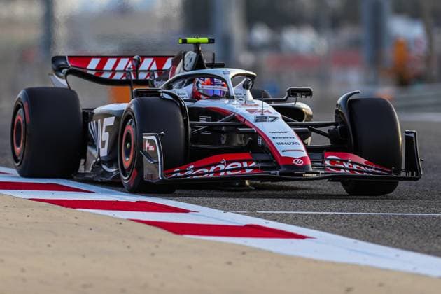 FORMULA 1 ARAMCO PRE-SEASON TESTING 2023, 24 02 2023 Nico Hulkenberg (27), Haas VF-23 during Day 2 of the FORMULA 1 ARAMCO PRE-SEASON TESTING 2023 at the Bahrain International Circuit, Sakhir, Bahrain on 24 February 2023 Editorial Use Only Copyright: xPhilxDuncanx ESM-0696-0066
