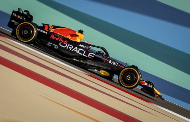 BAHRAIN - Max Verstappen (Red Bull Racing) during the second day of testing at the Bahrain International Circuit ahead of the start of the Formula 1 season. ANP SEM VAN DER WAL netherlands out - belgium out BAHREIN xVIxxIVx 463531024 originalFilename: 0203579479st.jpg