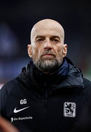 240223 Halle Saale Fußball Hallescher FC Halle HFC 3. Liga Männer Saison 2022 2023 24.Spieltag Hallescher FC HFC - 1860 München. 0:0 Günther Gorenzel Trainer (1860 München)