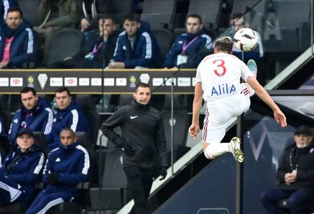 Nicolas TAGLIAFICO ( 3 - Lyon ) - FOOTBALL : Angers vs Lyon - Ligue 1 - 25 02 2023 FedericoPestellini Panoramic 