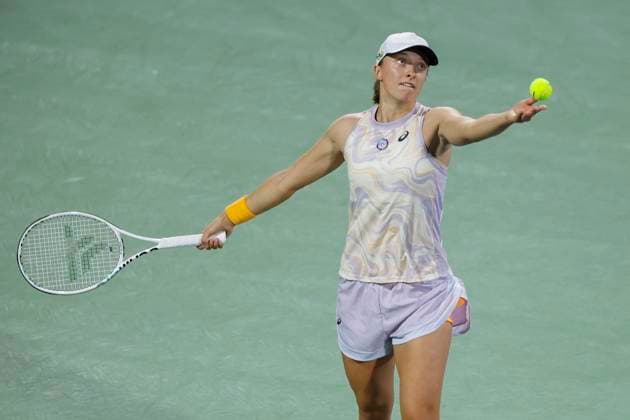 Iga Swiatek, Damen Einzel, Finale, Endspiel Tennis - Dubai Tennis Championships 2023 - WTA, Tennis Damen - Dubai Duty Free Tennis Stadium - Dubai - - United Arab Emirates - 25 February 2023. Copyright: xJuergenxHasenkopfx