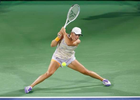 Iga Swiatek, Damen Einzel, Finale, Endspiel Tennis - Dubai Tennis Championships 2023 - WTA, Tennis Damen - Dubai Duty Free Tennis Stadium - Dubai - - United Arab Emirates - 25 February 2023. Copyright: xJuergenxHasenkopfx