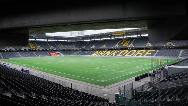25.02.2023, Bern, Wankdorf, 1 4 - Final - AXA Schweizer Cup: BSC YB Frauen - FC Luzern, Innenanssicht Wankdorf Stadion Bern Wankdorf Bern Switzerland Copyright: xJustPictures.ch DanielaxPorcellix