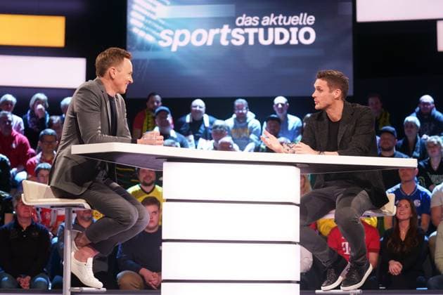 Sport Themen der Woche KW08 Sport Bilder des Tages JOCHEN BREYER, SEBASTIAN KEHL DAS AKTUELLE SPORTSTUDIO ZDF MAINZ *** JOCHEN BREYER, SEBASTIAN KEHL DAS AKTUELLE SPORTSTUDIO ZDF MAINZ 