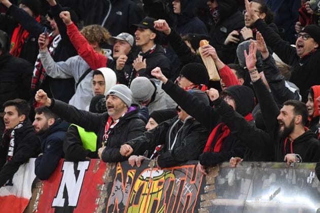 AS Monaco vs OGC Nice in Monaco, on february 26, 2023. 26 02 2023-Monaco, FRANCE. FOOTBALL : AS Monaco Vs OGC Nice - Ligue 1 - 26 02 2023 LionelUrman Panoramic 