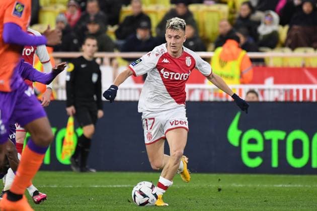 Aleksandr Golovin - AS Monaco vs OGC Nice in Monaco, on february 26, 2023. 26 02 2023-Monaco, FRANCE. FOOTBALL : AS Monaco Vs OGC Nice - Ligue 1 - 26 02 2023 LionelUrman Panoramic 