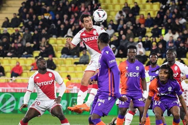 Wissam Ben Yedder - AS Monaco vs OGC Nice in Monaco, on february 26, 2023. 26 02 2023-Monaco, FRANCE. FOOTBALL : AS Monaco Vs OGC Nice - Ligue 1 - 26 02 2023 LionelUrman Panoramic 