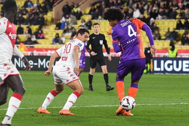 Wissam Ben Yedder - AS Monaco vs OGC Nice in Monaco, on february 26, 2023. 26 02 2023-Monaco, FRANCE. FOOTBALL : AS Monaco Vs OGC Nice - Ligue 1 - 26 02 2023 LionelUrman Panoramic 
