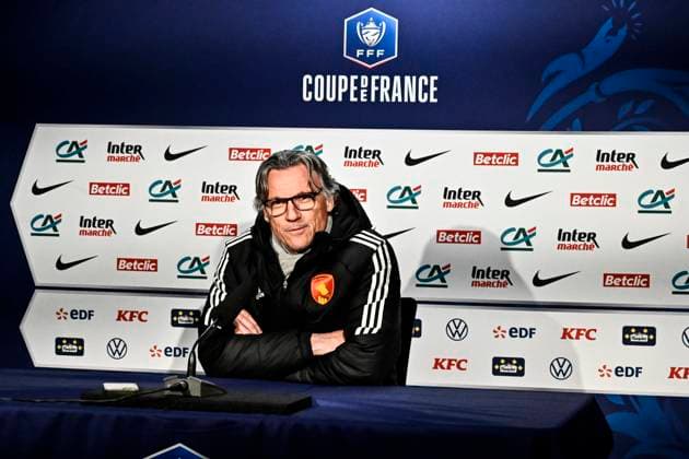 Didier Santini (raf) FOOTBALL : Toulouse vs Rodez - Quart de Finale de la Coupe de France - Toulouse - 01 03 2023 ThierryBreton Panoramic 