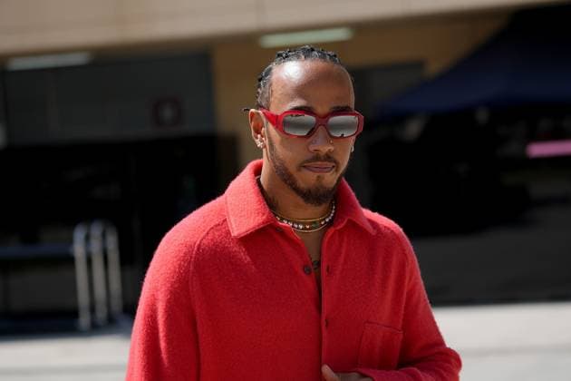 Formula 1 Gulf Air Bahrain Grand Prix 2023 02.03.2023, Bahrain International Circuit, Sakhir, Formula 1 Gulf Air Bahrain Grand Prix 2023 ,im Bild Lewis Hamilton (GBR), Mercedes-AMG Petronas Formula One Team.