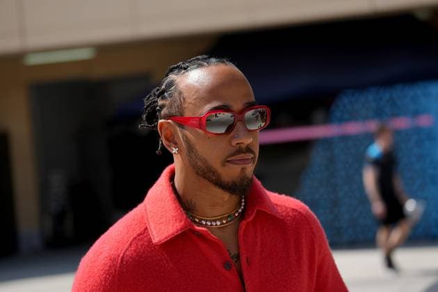 Formula 1 Gulf Air Bahrain Grand Prix 2023 02.03.2023, Bahrain International Circuit, Sakhir, Formula 1 Gulf Air Bahrain Grand Prix 2023 ,im Bild Lewis Hamilton (GBR), Mercedes-AMG Petronas Formula One Team.