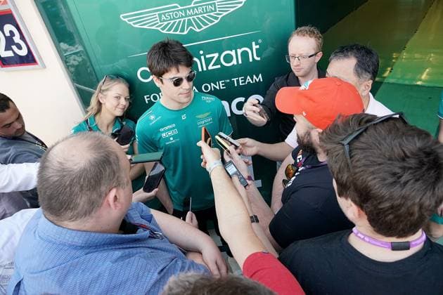 Formula 1 Gulf Air Bahrain Grand Prix 2023 02.03.2023, Bahrain International Circuit, Sakhir, Formula 1 Gulf Air Bahrain Grand Prix 2023 ,im Bild Lance Stroll (CAN), Aston Martin Aramco Cognizant Formula One Team.