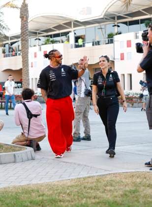 44 Lewis Hamilton (GBR, Mercedes-AMG Petronas F1 Team), F1 Grand Prix of Bahrain at Bahrain International Circuit on March 2, 2023 in Sakhir, Bahrain. (Photo by HOCH ZWEI) Sakhir Bahrain