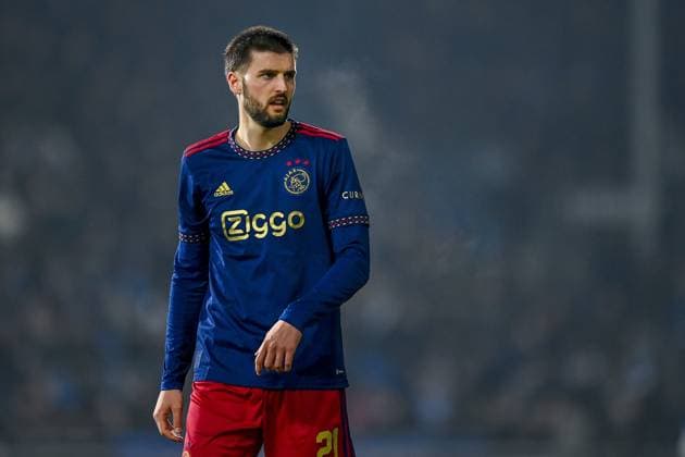 DOETINCHEM, 02-03-2023, De Vijverberg, TOTO KNVB beker Football, season 2022 2023, De Graafschap - Ajax (cup), final result 0-3, Ajax player Florian Grillitsch De Graafschap - Ajax (cup)  x20076458x Copyright: