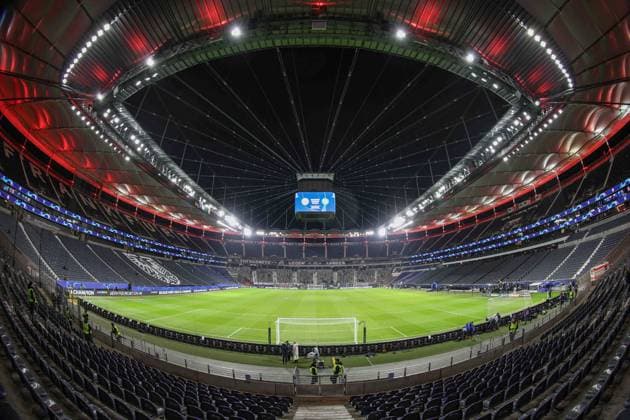 UEFA Champions League - Eintracht Frankfurt - SSC Neapel am 21.02.2023 im Deutsche Bank Park in Frankfurt Deutsche Bank Park Panorama View