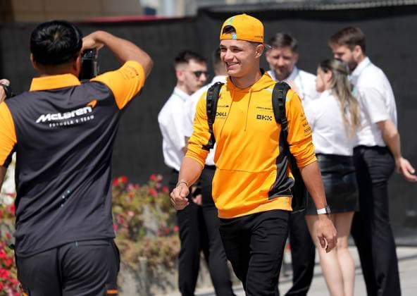 03.03.2023, Bahrain International Circuit, Sakhir, Formula 1 Gulf Air Bahrain Grand Prix 2023 ,im Bild Lando Norris (GBR), McLaren F1 Team Sakhir Bahrain International Circuit Bahrain
