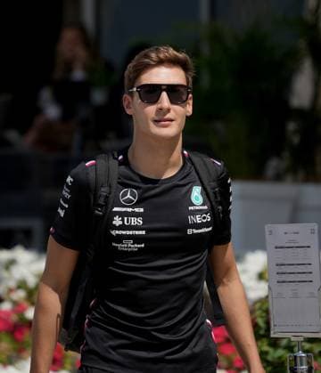 03.03.2023, Bahrain International Circuit, Sakhir, Formula 1 Gulf Air Bahrain Grand Prix 2023 ,im Bild George Russell (GBR), Mercedes-AMG Petronas Formula One Team Sakhir Bahrain International Circuit Bahrain
