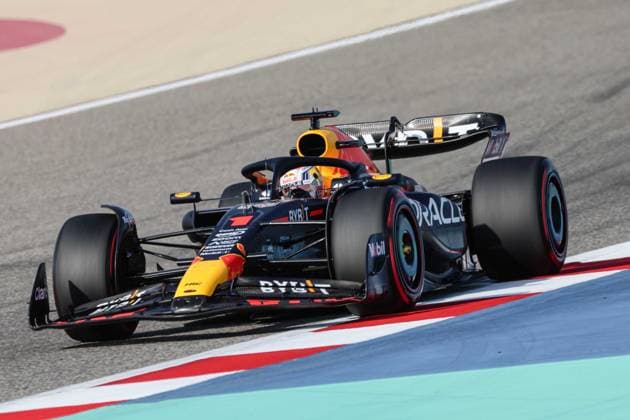 1 Max Verstappen (NLD, Oracle Red Bull Racing), F1 Grand Prix of Bahrain at Bahrain International Circuit on March 3, 2023 in Sakhir, Bahrain. (Photo by HOCH ZWEI Italy Photo Press) (Verwendung nur in Deutschland - GERMANY ONLY) *** 1 Max Verstappen NLD, Oracle Red Bull Racing , F1 Grand Prix of Bahrain at Bahrain International Circuit on March 3, 2023 in Sakhir, Bahrain Photo by HOCH ZWEI Italy Photo Press Use in Germany GERMANY ONLY 