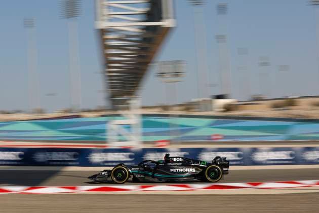 63 George Russell (GBR, Mercedes-AMG Petronas F1 Team), F1 Grand Prix of Bahrain at Bahrain International Circuit on March 3, 2023 in Sakhir, Bahrain. (Photo by HOCH ZWEI) Sakhir Bahrain
