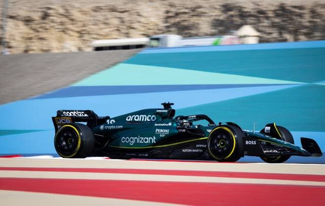 Lance Stroll, (CAN, Aston Martin Aramco Cognizant Formula One Team 18) BHR, Formel 1, Bahrain International, Bahrain 03.03.23 BHR, Formel 1, Bahrain International Circuit, 03.03.23 Sakhir