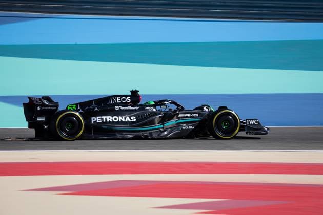 George Russell (UK, Mercedes-AMG PETRONAS Formula One Team 63) BHR, Formel 1, Bahrain International, Bahrain 03.03.23 BHR, Formel 1, Bahrain International Circuit, 03.03.23 Sakhir
