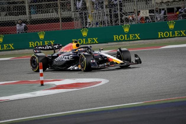03.03.2023, Bahrain International Circuit, Sakhir, Formula 1 Gulf Air Bahrain Grand Prix 2023 ,im Bild Max Verstappen (NLD), Oracle Red Bull Racing Sakhir Bahrain International Circuit Bahrain