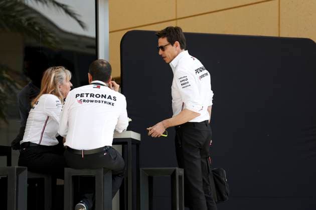 Toto Wolff (AUT, Mercedes-AMG Petronas F1 Team), F1 Grand Prix of Bahrain at Bahrain International Circuit on March 4, 2023 in Sakhir, Bahrain. (Photo by HOCH ZWEI) Sakhir Bahrain