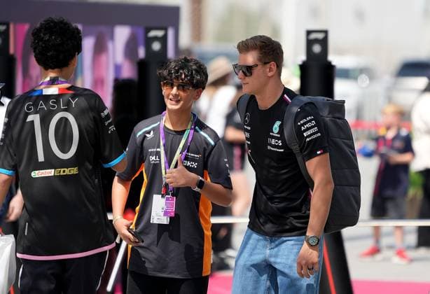 04.03.2023, Bahrain International Circuit, Sakhir, Formula 1 Gulf Air Bahrain Grand Prix 2023 ,im Bild Mercedes Testfahrer Mick Schumacher (DEU) Sakhir Bahrain International Circuit Bahrain
