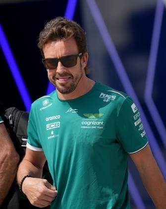 Formula 1 Gulf Air Bahrain Grand Prix 2023 04.03.2023, Bahrain International Circuit, Sakhir, Formula 1 Gulf Air Bahrain Grand Prix 2023 ,im Bild Fernando Alonso (ESP), Aston Martin Aramco Cognizant Formula One Team.