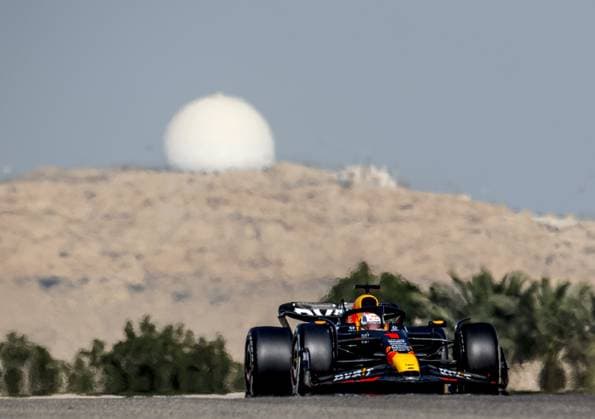 BAHRAIN - Max Verstappen (Red Bull Racing) during the third free practice session at the Bahrain International Circuit in the Sakhir desert area ahead of the Bahrain Grand Prix. ANP SEM VAN DER WAL F1 Grand Prix of Bahrain - Practice 2023 xVIxANPxSportx xxANPxIVx 464129303 originalFilename: 464129303.jpg