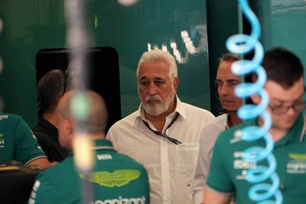 04.03.2023, Bahrain International Circuit, Sakhir, Formula 1 Gulf Air Bahrain Grand Prix 2023 ,im Bild Vorstandsvorsitzender Lawrence Stroll (Aston Martin) Sakhir Bahrain International Circuit Bahrain