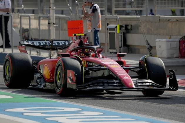 Formula 1 Gulf Air Bahrain Grand Prix 2023 04.03.2023, Bahrain International Circuit, Sakhir, Formula 1 Gulf Air Bahrain Grand Prix 2023 ,im Bild Carlos Sainz Jr. (ESP), Scuderia Ferrari.