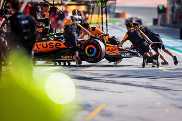 4 Lando Norris (GBR, McLaren F1 Team), F1 Grand Prix of Bahrain at Bahrain International Circuit on March 4, 2023 in Sakhir, Bahrain. (Photo by HOCH ZWEI) Sakhir Bahrain