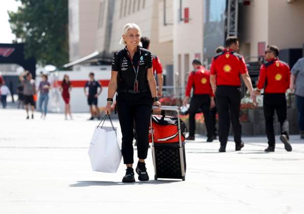 Angela Cullen (GBR, Mercedes-AMG Petronas F1 Team), F1 Grand Prix of Bahrain at Bahrain International Circuit on March 5, 2023 in Sakhir, Bahrain. (Photo by HOCH ZWEI) Sakhir Bahrain
