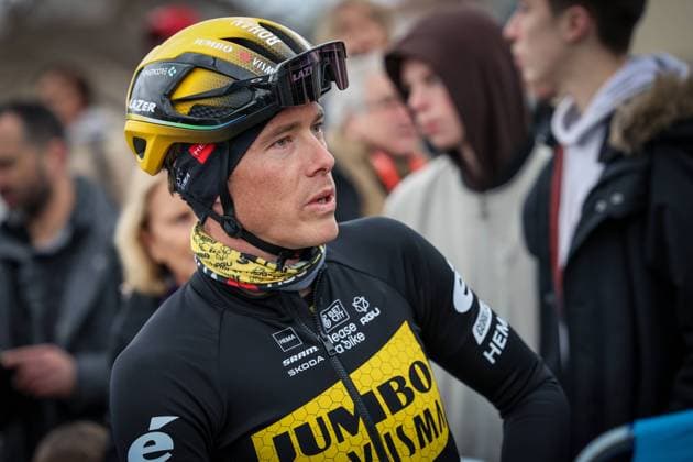 Australian Rohan Dennis of Jumbo-Visma pictured at the start of the first stage of 81st edition of the Paris-Nice eight days cycling stage race, from and to La Verriere (169,4km), Sunday 05 March 2023. DAVIDxPINTENS  x61637841x