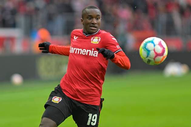 Moussa Diaby ( 19, Bayer 04 Leverkusen) Aktion . Einzelbild . Freisteller . 05.03.2023 Fussball Byer 04 Leverkusen vs Hertha BSC, BayArena, Leverkusen, DFB DFL REGULATIONS PROHIBIT ANY USE OF PHOTOGRAPHS AS IMAGE SEQUENCES AND OR QUASI-VIDEO NRW Germany *** Moussa Diaby 19, Bayer 04 Leverkusen action single image crop 05 03 2023 Football Byer 04 Leverkusen vs Hertha BSC, BayArena, Leverkusen, DFB DFL REGULATIONS PROHIBIT ANY USE OF PHOTOGRAPHS AS IMAGE SEQUENCES AND OR QUASI VIDEO NRW Germany Copyright: xpepphotox xHorstxMauelshagenx pep00321, pep_20230305_hm