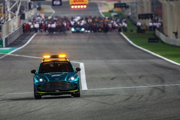 F1 Medical Car, Aston Martin DBX, F1 Grand Prix of Bahrain at Bahrain International Circuit on March 5, 2023 in Sakhir, Bahrain. (Photo by HOCH ZWEI) Sakhir Bahrain