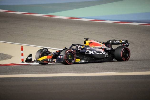 Formula 1 Gulf Air Bahrain Grand Prix 2023 05.03.2023, Bahrain International Circuit, Sakhir, Formula 1 Gulf Air Bahrain Grand Prix 2023 ,im Bild Max Verstappen (NLD), Oracle Red Bull Racing.