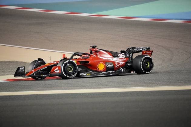 Formula 1 Gulf Air Bahrain Grand Prix 2023 05.03.2023, Bahrain International Circuit, Sakhir, Formula 1 Gulf Air Bahrain Grand Prix 2023 ,im Bild Charles Leclerc (MCO), Scuderia Ferrari.