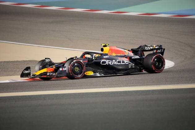 Formula 1 Gulf Air Bahrain Grand Prix 2023 05.03.2023, Bahrain International Circuit, Sakhir, Formula 1 Gulf Air Bahrain Grand Prix 2023 ,im Bild Sergio Perez (MEX), Oracle Red Bull Racing.