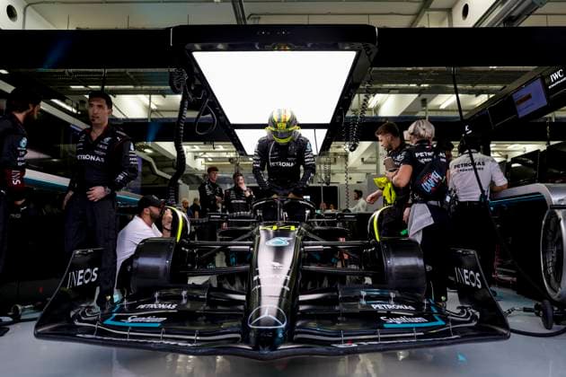 44 Lewis Hamilton (GBR, Mercedes-AMG Petronas F1 Team), F1 Grand Prix of Bahrain at Bahrain International Circuit on March 5, 2023 in Sakhir, Bahrain. (Photo by HOCH ZWEI) Sakhir Bahrain