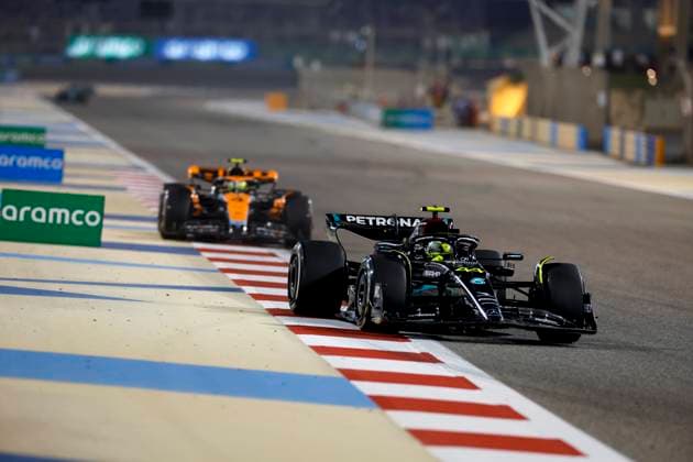 44 Lewis Hamilton (GBR, Mercedes-AMG Petronas F1 Team), F1 Grand Prix of Bahrain at Bahrain International Circuit on March 5, 2023 in Sakhir, Bahrain. (Photo by HOCH ZWEI) Sakhir Bahrain