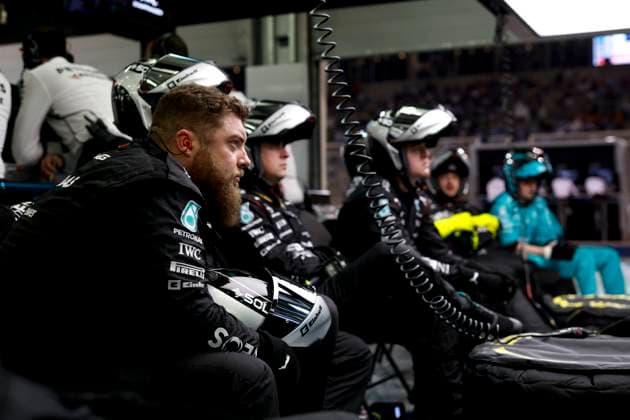 Mercedes-AMG Petronas F1 Team, F1 Grand Prix of Bahrain at Bahrain International Circuit on March 5, 2023 in Sakhir, Bahrain. (Photo by HOCH ZWEI) Sakhir Bahrain