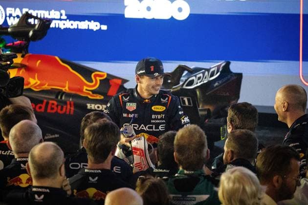 Sieg für Max Verstappen (NED, Oracle Red Bull Racing 1) BHR, Formel 1, Bahrain International, Bahrain 05.03.23 BHR, Formel 1, Bahrain International Circuit, 05.03.23 Sakhir Copyright: xEibner-Pressefoto ThomasxFuesslex EP_TFR